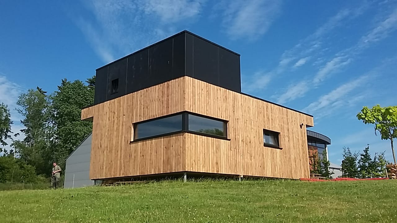 Construction belge de maison design en bois - Wald-Cube - Ciney