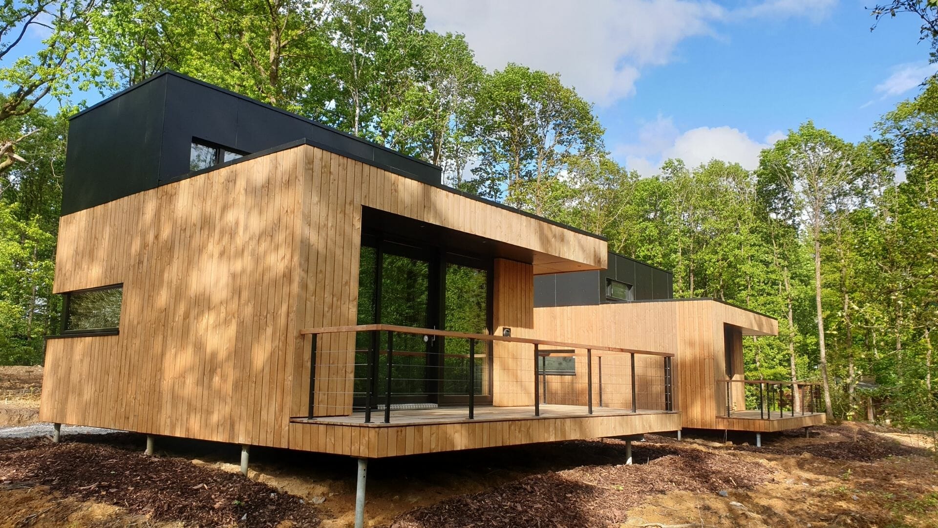 Eco-construction bois paille Belgique - Wald-Cube