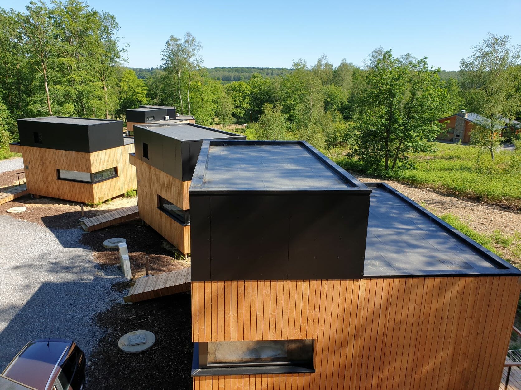 Pavillon écologique et durable en bois pour hébergement touristique